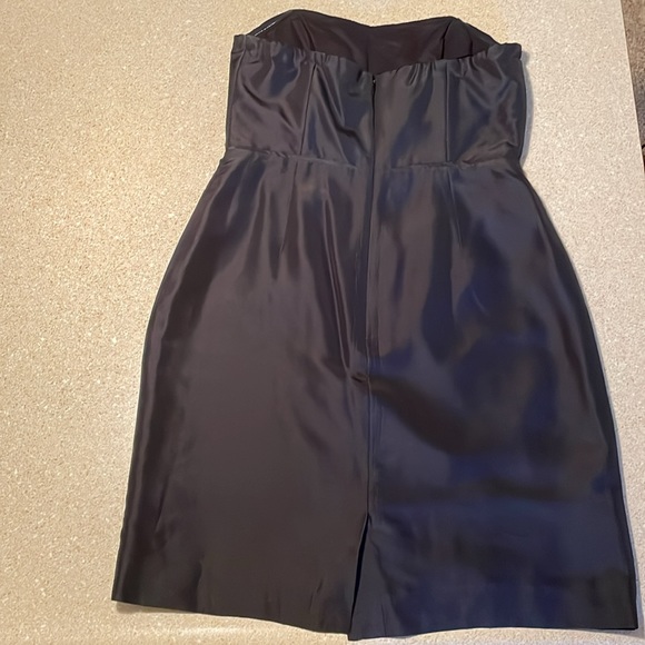 J Crew Strapless Mini Dress.  Size 8. Black - Picture 3 of 5